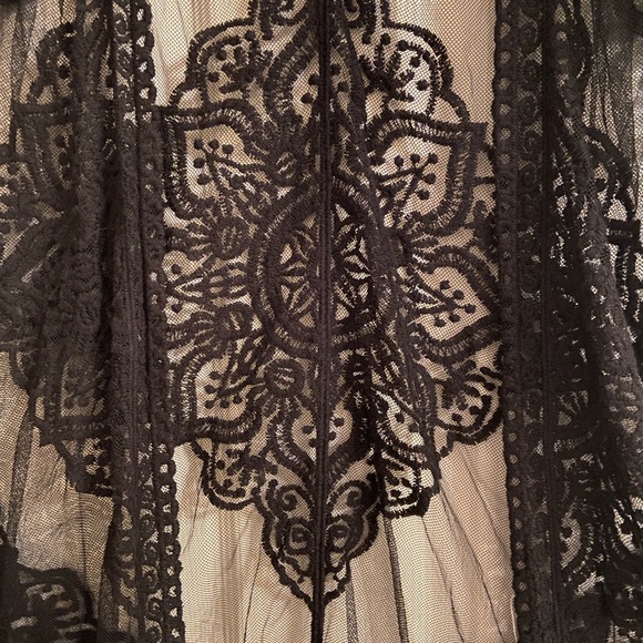 NWT SHEER BLACK DUSTER - Picture 14 of 16
